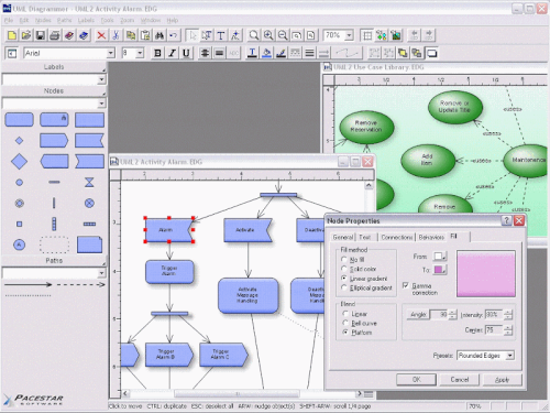 uml diagrammer screen shot